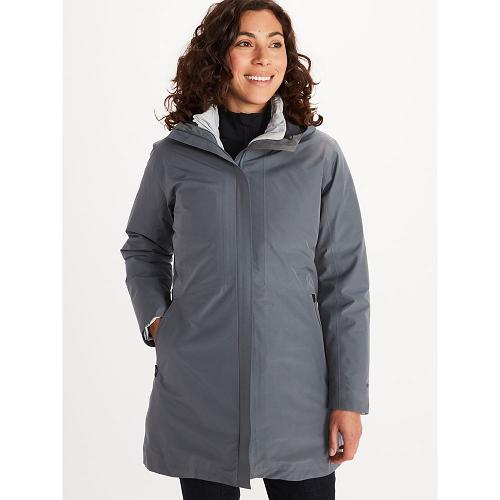 Marmot 3 in 1 Jacket Grey NZ - Bleeker Component Jackets Womens NZ9431706